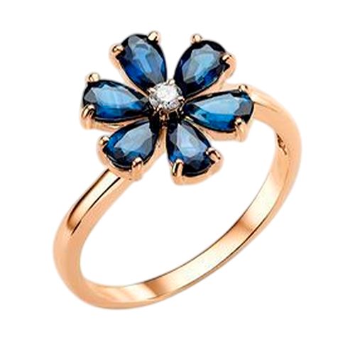 Кольцо декоративное LUCKY DIAMOND, красное золото 585 проба, вставка бриллиант/сапфир (LUCKY DIAMOND, Россия) — от 3145.05 руб. в сети магазинов DIAMANTE забронировать в магазине Кольцо декоративное LUCKY DIAMOND, красное золото 585 проба, вставка бриллиант/сапфир (LUCKY DIAMOND, Россия)