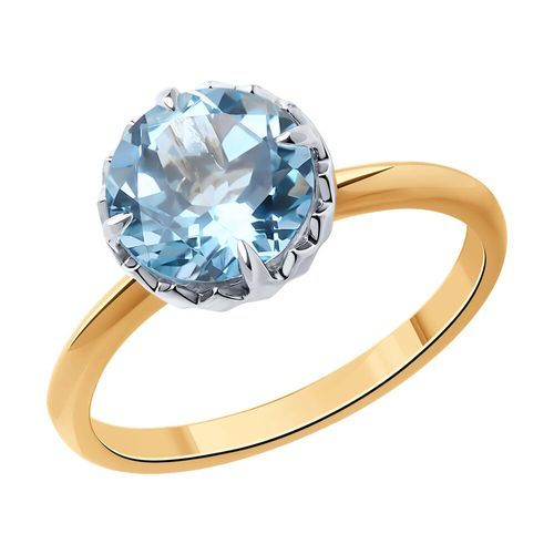 Кольцо декоративное Diamant, красное золото 585 проба, вставка топаз (Diamant, Россия) — от 1410.15 руб. в сети магазинов DIAMANTE забронировать в магазине Кольцо декоративное Diamant, красное золото 585 проба, вставка топаз (Diamant, Россия)