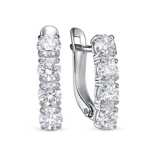 Серьги с английским замком BUBLIK JEWELRY, серебро 925 проба, вставка фианит (BUBLIK JEWELRY, Россия) — от 133.92 руб. в сети магазинов DIAMANTE забронировать в магазине Серьги с английским замком BUBLIK JEWELRY, серебро 925 проба, вставка фианит (BUBLIK JEWELRY, Россия)