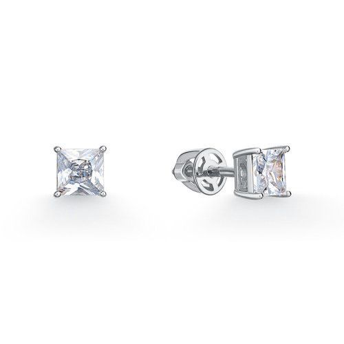 Серьги пусеты BUBLIK JEWELRY, серебро 925 проба, вставка фианит (BUBLIK JEWELRY, Россия) — от 78.30 руб. в сети магазинов DIAMANTE забронировать в магазине Серьги пусеты BUBLIK JEWELRY, серебро 925 проба, вставка фианит (BUBLIK JEWELRY, Россия)