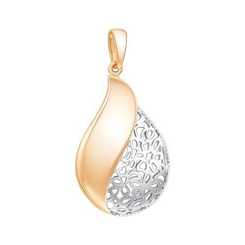 Подвеска декоративная ZOLOTYE UZORY, красное золото 585 проба (ZOLOTYE UZORY, Россия) — от 1234.80 руб. в сети магазинов DIAMANTE забронировать в магазине Подвеска декоративная ZOLOTYE UZORY, красное золото 585 проба (ZOLOTYE UZORY, Россия)