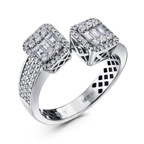 Кольцо декоративное Era Jewellery, белое золото 585 проба, вставка бриллиант (Era Jewellery, Россия) — от 9445.10 руб. в сети магазинов DIAMANTE забронировать в магазине Кольцо декоративное Era Jewellery, белое золото 585 проба, вставка бриллиант (Era Jewellery, Россия)