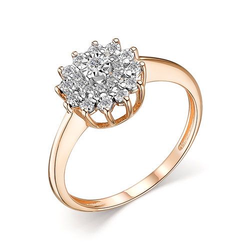 Кольцо декоративное Bellissima, красное золото 585 проба, вставка бриллиант (Bellissima, Россия) — от 2349.15 руб. в сети магазинов DIAMANTE забронировать в магазине Кольцо декоративное Bellissima, красное золото 585 проба, вставка бриллиант (Bellissima, Россия)