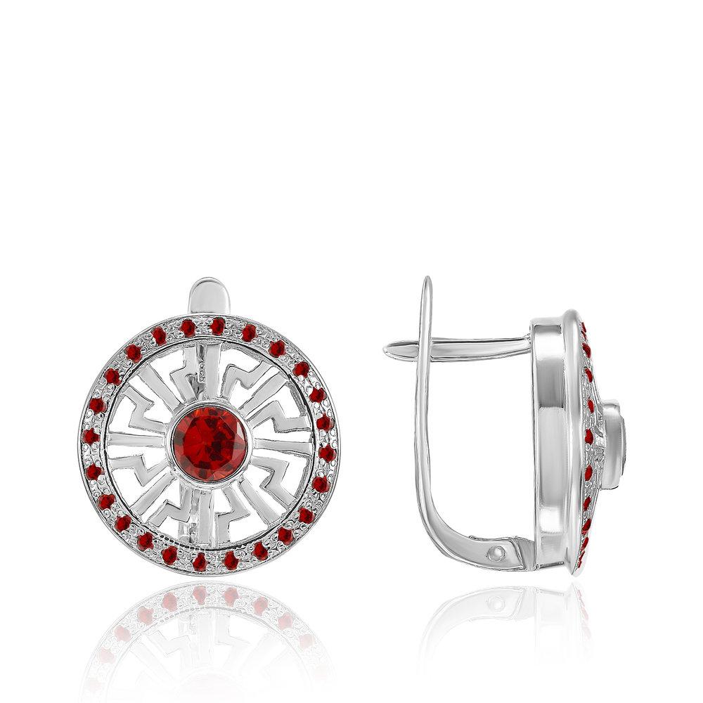 Серьги с английским замком, серебро 925 проба, вставка алпанит (Россия) — от 300.10 руб. в сети магазинов DIAMANTE забронировать в магазине Серьги с английским замком, серебро 925 проба, вставка алпанит (Россия)