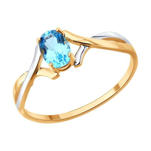 Кольцо декоративное SOKOLOV, красное золото 585 проба, вставка топаз (SOKOLOV, Россия) — от 1015.47 руб. в сети магазинов DIAMANTE забронировать в магазине Кольцо декоративное SOKOLOV, красное золото 585 проба, вставка топаз