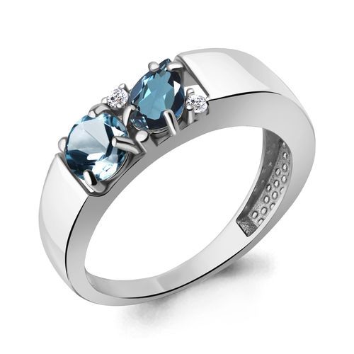 Кольцо декоративное Aquamarine, серебро 925 проба, вставка фианит (Aquamarine, Россия) — от 223.06 руб. в сети магазинов DIAMANTE забронировать в магазине Кольцо декоративное Aquamarine, серебро 925 проба, вставка фианит (Aquamarine, Россия)