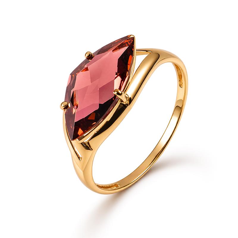 Кольцо декоративное GRANAT JEWELRY, красное золото 585 проба, вставка раухтопаз (GRANAT JEWELRY, Россия) — от 1164.81 руб. в сети магазинов DIAMANTE забронировать в магазине Кольцо декоративное GRANAT JEWELRY, красное золото 585 проба, вставка раухтопаз (GRANAT JEWELRY, Россия)