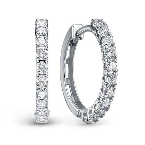 Серьги Конго BUBLIK JEWELRY, серебро 925 проба, вставка фианит (BUBLIK JEWELRY, Россия) — от 138.24 руб. в сети магазинов DIAMANTE забронировать в магазине Серьги Конго BUBLIK JEWELRY, серебро 925 проба, вставка фианит (BUBLIK JEWELRY, Россия)