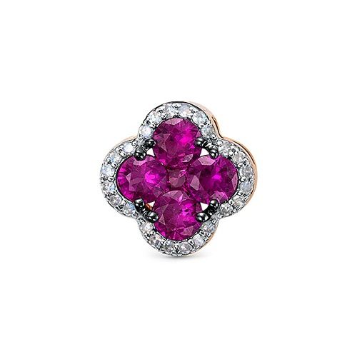 Подвеска шарм RoseGrace, красное золото 585 проба, вставка бриллиант/рубин (RoseGrace, Россия) — от 2426.77 руб. в сети магазинов DIAMANTE забронировать в магазине Подвеска шарм RoseGrace, красное золото 585 проба, вставка бриллиант/рубин (RoseGrace, Россия)