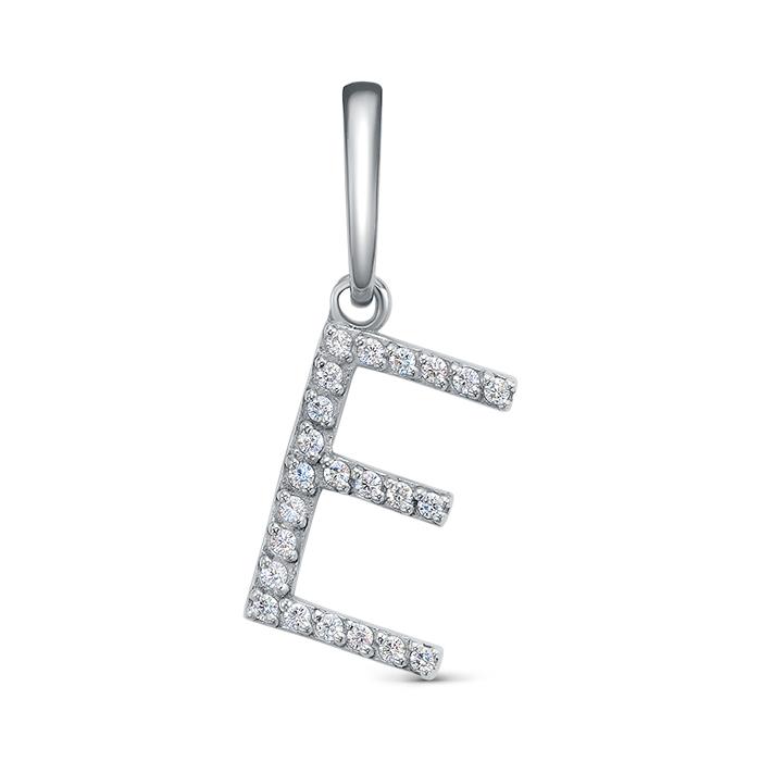 Подвеска буква, серебро 925 проба, вставка фианит (Россия) — от 43.56 руб. в сети магазинов DIAMANTE забронировать в магазине Подвеска буква, серебро 925 проба, вставка фианит