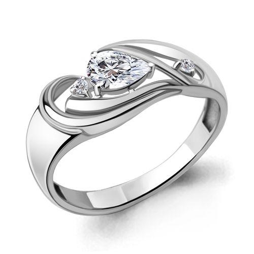 Кольцо декоративное Aquamarine, серебро 925 проба, вставка фианит (Aquamarine, Россия) — от 105.65 руб. в сети магазинов DIAMANTE забронировать в магазине Кольцо декоративное Aquamarine, серебро 925 проба, вставка фианит (Aquamarine, Россия)