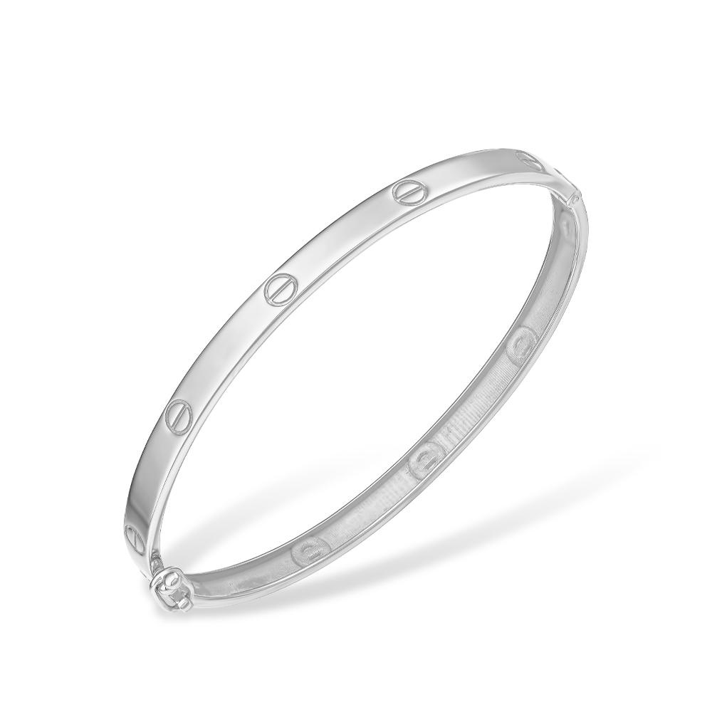 Браслет жесткий 7 Карат, белое серебро 925 проба (7 Карат, Беларусь) — от 507.86 руб. в сети магазинов DIAMANTE забронировать в магазине Браслет жесткий 7 Карат, белое серебро 925 проба