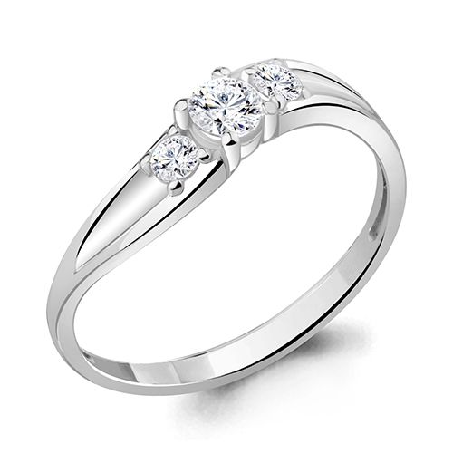 Кольцо декоративное Aquamarine, серебро 925 проба, вставка фианит (Aquamarine, Россия) — от 20.92 руб. в сети магазинов DIAMANTE забронировать в магазине Кольцо декоративное Aquamarine, серебро 925 проба, вставка фианит (Aquamarine, Россия)
