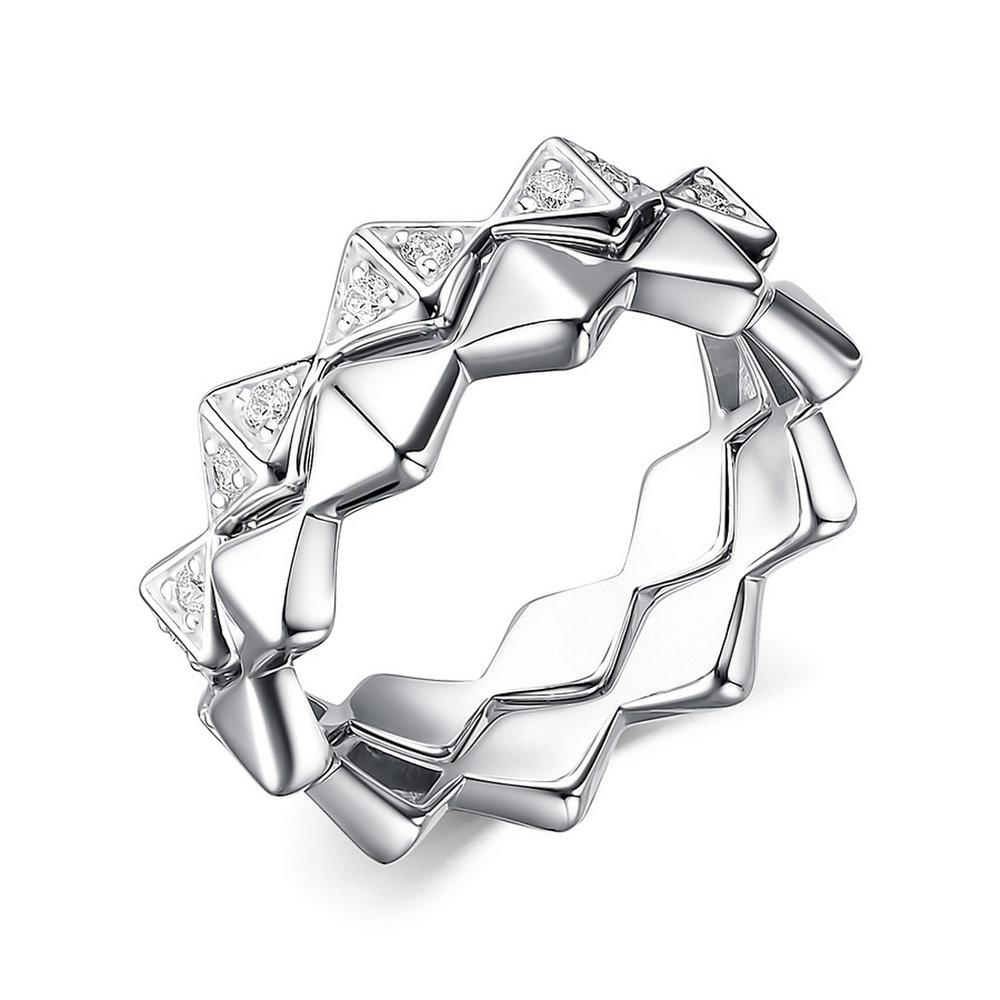 Кольцо декоративное, серебро 925 проба, вставка фианит (Россия) — от 257.26 руб. в сети магазинов DIAMANTE забронировать в магазине Кольцо декоративное, серебро 925 проба, вставка фианит (Россия)