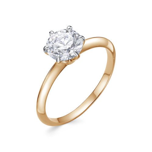 Кольцо помолвочное BUBLIK JEWELRY, красное золото 585 проба, вставка бриллиант (BUBLIK JEWELRY, Россия) — от 9021.18 руб. в сети магазинов DIAMANTE забронировать в магазине Кольцо помолвочное BUBLIK JEWELRY, красное золото 585 проба, вставка бриллиант (BUBLIK JEWELRY, Россия)