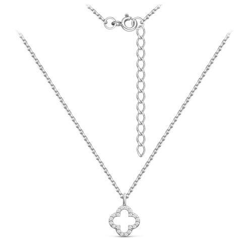 Колье Серебро России, серебро 925 проба, вставка фианит (Серебро России, Россия) — от 114.02 руб. в сети магазинов DIAMANTE забронировать в магазине Колье Серебро России, серебро 925 проба, вставка фианит