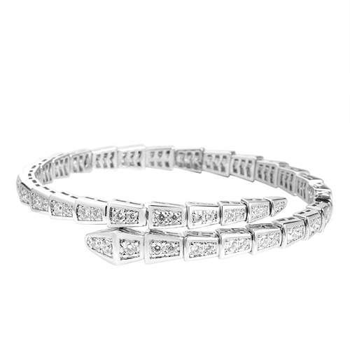 Браслет жесткий, серебро 925 проба, вставка фианит (Турция) — от 903.95 руб. в сети магазинов DIAMANTE забронировать в магазине Браслет жесткий, серебро 925 проба, вставка фианит