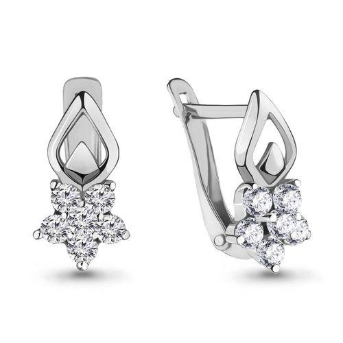 Серьги длинные Aquamarine, серебро 925 проба, вставка фианит (Aquamarine, Россия) — от 93.08 руб. в сети магазинов DIAMANTE забронировать в магазине Серьги длинные Aquamarine, серебро 925 проба, вставка фианит (Aquamarine, Россия)