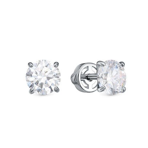 Серьги пусеты BUBLIK JEWELRY, серебро 925 проба, вставка фианит (BUBLIK JEWELRY, Россия) — от 89.84 руб. в сети магазинов DIAMANTE забронировать в магазине Серьги пусеты BUBLIK JEWELRY, серебро 925 проба, вставка фианит (BUBLIK JEWELRY, Россия)