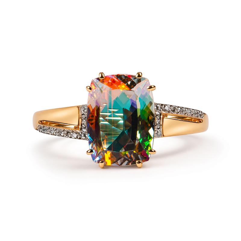 Кольцо декоративное GRANAT JEWELRY, красное золото 585 проба, вставка фианит (GRANAT JEWELRY, Россия) — от 1386.60 руб. в сети магазинов DIAMANTE забронировать в магазине Кольцо декоративное GRANAT JEWELRY, красное золото 585 проба, вставка фианит (GRANAT JEWELRY, Россия)
