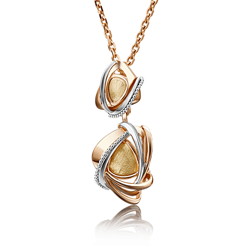 Подвеска декоративная Platina Jewelry, комбинированное золото 585 проба (Platina Jewelry, Россия) — от 888.02 руб. в сети магазинов DIAMANTE забронировать в магазине Подвеска декоративная Platina Jewelry, комбинированное золото 585 проба (Platina Jewelry, Россия)