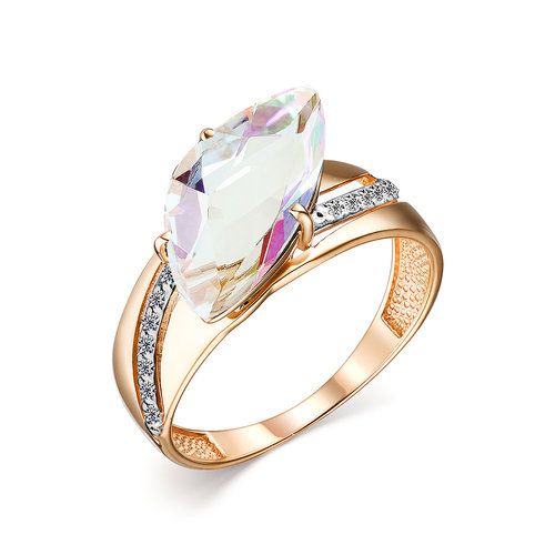 Кольцо декоративное GRANAT JEWELRY, красное золото 585 проба, вставка фианит (GRANAT JEWELRY, Россия) — от 1557.58 руб. в сети магазинов DIAMANTE забронировать в магазине Кольцо декоративное GRANAT JEWELRY, красное золото 585 проба, вставка фианит (GRANAT JEWELRY, Россия)