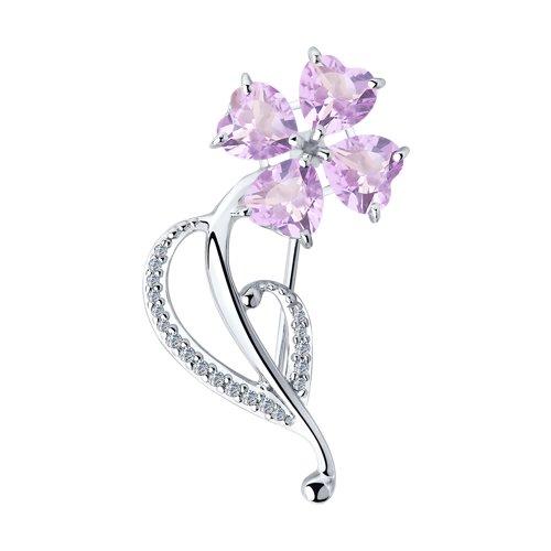 Брошь SOKOLOV, серебро 925 проба (SOKOLOV, Россия) — от 180.88 руб. в сети магазинов DIAMANTE забронировать в магазине Брошь SOKOLOV, серебро 925 проба