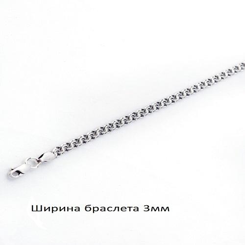 Браслет классический,  серебро 925 проба — от 167.93 руб. в сети магазинов DIAMANTE  забронировать в магазине Браслет классический,  серебро 925 проба