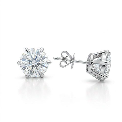 Серьги пусеты, платина 950 проба, вставка бриллиант — от 35910.00 руб. в сети магазинов DIAMANTE забронировать в магазине Серьги пусеты, платина 950 проба, вставка бриллиант