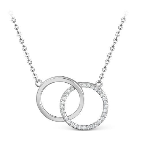 Колье Серебро России, серебро 925 проба, вставка фианит (Серебро России, Россия) — от 212.55 руб. в сети магазинов DIAMANTE забронировать в магазине Колье Серебро России, серебро 925 проба, вставка фианит