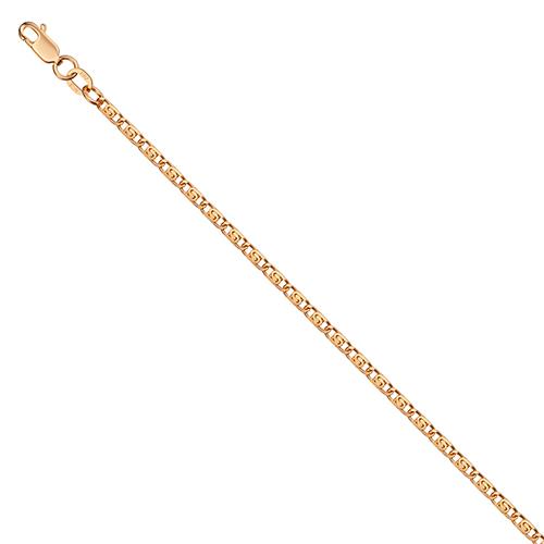 Цепь с плетением "Улитка" Красцветмет, красное золото 585 проба (Красцветмет, Россия) — от 1370.53 руб. в сети магазинов DIAMANTE забронировать в магазине Цепь с плетением "Улитка" Красцветмет, красное золото 585 проба