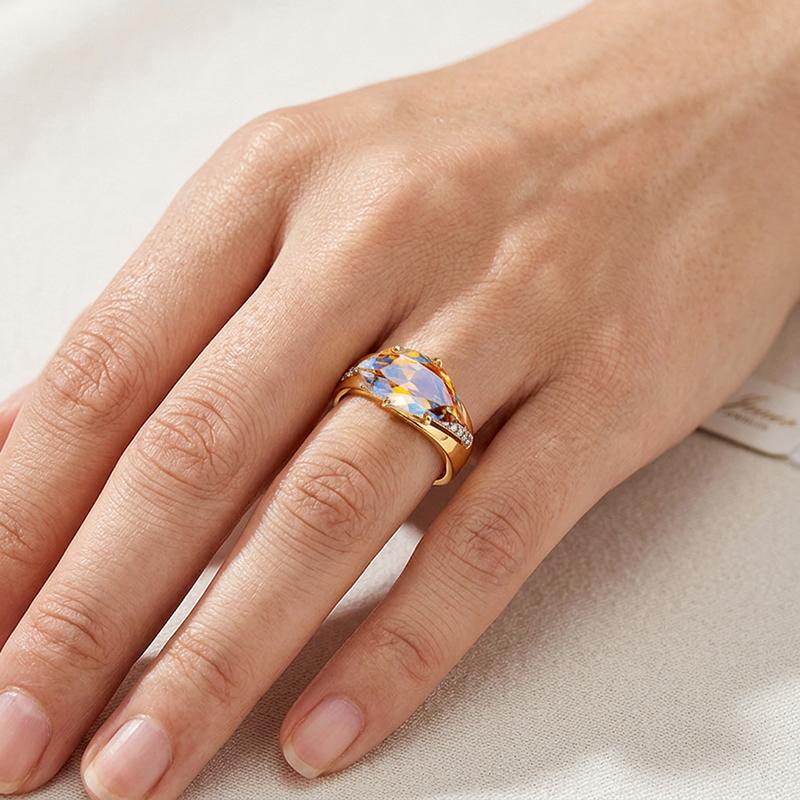 Кольцо декоративное GRANAT JEWELRY, красное золото 585 проба, вставка фианит (GRANAT JEWELRY, Россия) — от 1557.58 руб. в сети магазинов DIAMANTE забронировать в магазине Кольцо декоративное GRANAT JEWELRY, красное золото 585 проба, вставка фианит (GRANAT JEWELRY, Россия)