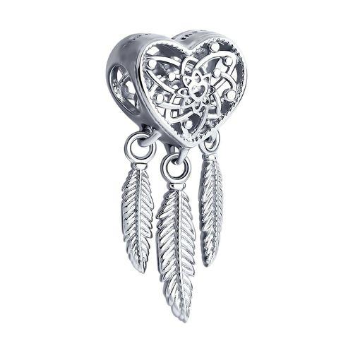 Подвеска шарм SOKOLOV, серебро 925 проба (SOKOLOV, Россия) — от 163.00 руб. в сети магазинов DIAMANTE забронировать в магазине Подвеска шарм SOKOLOV, серебро 925 проба (SOKOLOV, Россия)