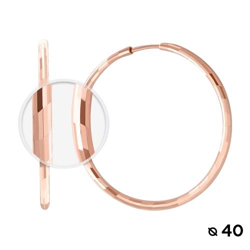 Серьги Конго, красное золото 585 проба (Беларусь) — от 1579.31 руб. в сети магазинов DIAMANTE забронировать в магазине Серьги Конго, красное золото 585 проба (Беларусь)