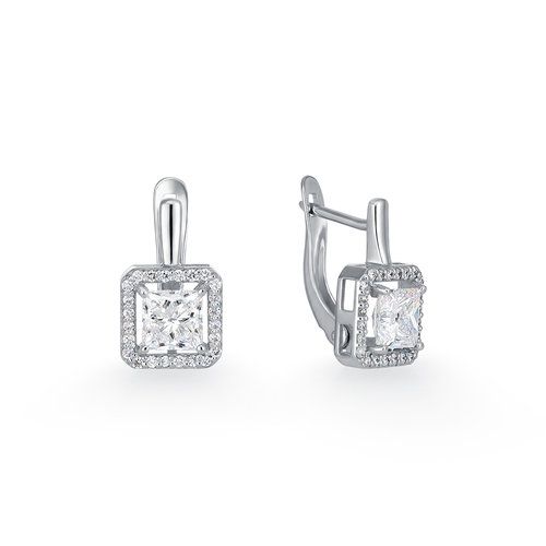 Серьги с английским замком BUBLIK JEWELRY, серебро 925 проба, вставка фианит (BUBLIK JEWELRY, Россия) — от 162.72 руб. в сети магазинов DIAMANTE забронировать в магазине Серьги с английским замком BUBLIK JEWELRY, серебро 925 проба, вставка фианит (BUBLIK JEWELRY, Россия)