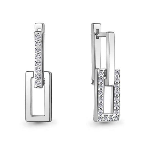 Серьги длинные Aquamarine, серебро 925 проба, вставка фианит (Aquamarine, Россия) — от 163.68 руб. в сети магазинов DIAMANTE забронировать в магазине Серьги длинные Aquamarine, серебро 925 проба, вставка фианит (Aquamarine, Россия)