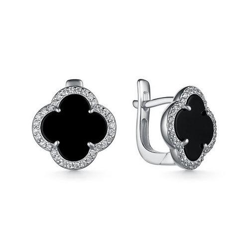 Серьги с английским замком CORONA Jewelry, серебро 925 проба, вставка фианит (CORONA Jewelry, Россия) — от 203.15 руб. в сети магазинов DIAMANTE забронировать в магазине Серьги с английским замком CORONA Jewelry, серебро 925 проба, вставка фианит (CORONA Jewelry, Россия)