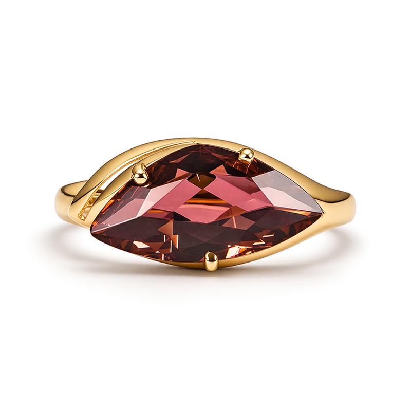 Кольцо декоративное GRANAT JEWELRY, красное золото 585 проба, вставка раухтопаз (GRANAT JEWELRY, Россия) — от 1164.81 руб. в сети магазинов DIAMANTE забронировать в магазине Кольцо декоративное GRANAT JEWELRY, красное золото 585 проба, вставка раухтопаз (GRANAT JEWELRY, Россия)