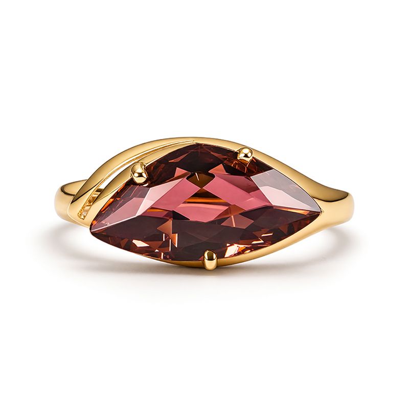Кольцо декоративное GRANAT JEWELRY, красное золото 585 проба, вставка раухтопаз (GRANAT JEWELRY, Россия) — от 1164.81 руб. в сети магазинов DIAMANTE забронировать в магазине Кольцо декоративное GRANAT JEWELRY, красное золото 585 проба, вставка раухтопаз (GRANAT JEWELRY, Россия)