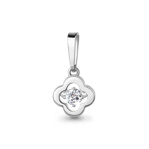 Подвеска декоративная Aquamarine, серебро 925 проба, вставка фианит (Aquamarine, Россия) — от 71.94 руб. в сети магазинов DIAMANTE забронировать в магазине Подвеска декоративная Aquamarine, серебро 925 проба, вставка фианит (Aquamarine, Россия)