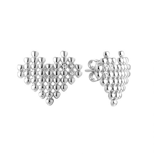 Серьги пусеты Fresh Jewelry, серебро 925 проба, вставка фианит (Fresh Jewelry, Россия) — от 199.65 руб. в сети магазинов DIAMANTE забронировать в магазине Серьги пусеты Fresh Jewelry, серебро 925 проба, вставка фианит (Fresh Jewelry, Россия)