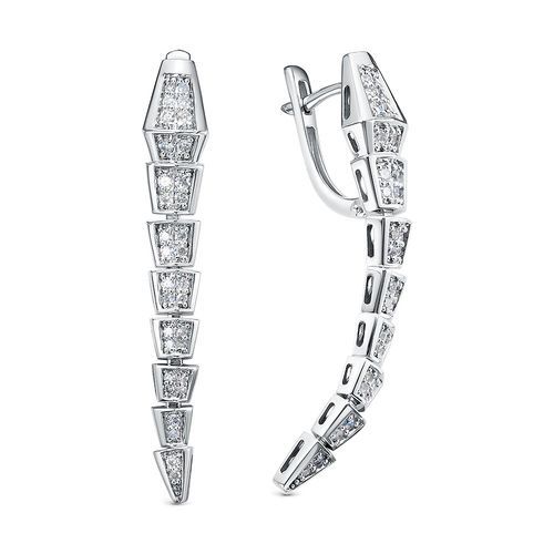 Серьги длинные RoseGrace, белое золото 585 проба (RoseGrace, Россия) — от 8856.51 руб. в сети магазинов DIAMANTE забронировать в магазине Серьги длинные RoseGrace, белое золото 585 проба (RoseGrace, Россия)