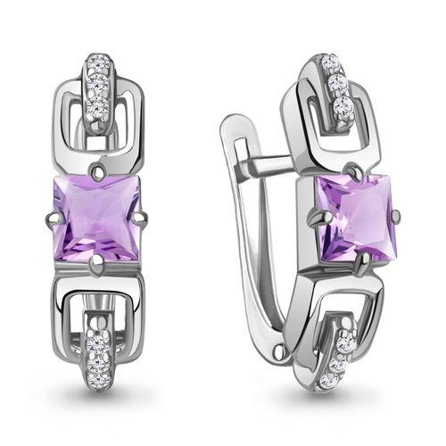Серьги с английским замком Aquamarine, серебро 925 проба, вставка фианит (Aquamarine, Россия) — от 193.60 руб. в сети магазинов DIAMANTE забронировать в магазине Серьги с английским замком Aquamarine, серебро 925 проба, вставка фианит (Aquamarine, Россия)