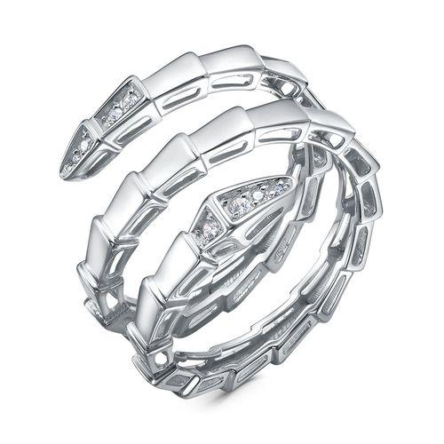 Кольцо декоративное 7 Карат, белое золото 585 проба, вставка фианит (7 Карат, Беларусь) — от 2205.00 руб. в сети магазинов DIAMANTE забронировать в магазине Кольцо декоративное 7 Карат, белое золото 585 проба, вставка фианит