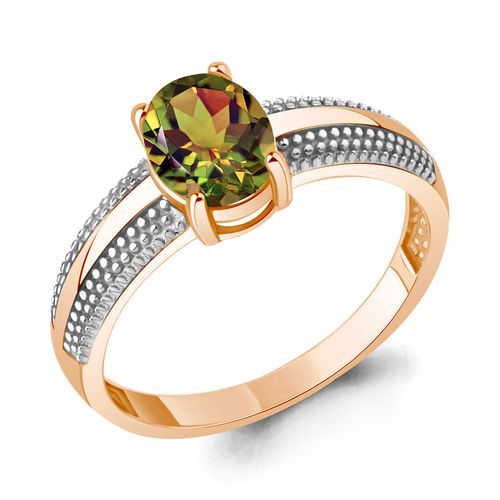 Кольцо декоративное Aquamarine, красное золото 585 проба, вставка султанит (Aquamarine, Россия) — от 2013.90 руб. в сети магазинов DIAMANTE забронировать в магазине Кольцо декоративное Aquamarine, красное золото 585 проба, вставка султанит (Aquamarine, Россия)
