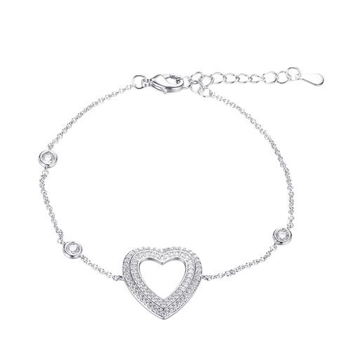 Браслет декоративный Fresh Jewelry, белое серебро 925 проба, вставка фианит (Fresh Jewelry, Россия) — от 139.40 руб. в сети магазинов DIAMANTE забронировать в магазине Браслет декоративный Fresh Jewelry, белое серебро 925 проба, вставка фианит (Fresh Jewelry, Россия)