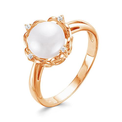 Кольцо декоративное 7 Карат, красное золото 585 проба, вставка жемчуг (7 Карат, Беларусь) — от 2940.00 руб. в сети магазинов DIAMANTE забронировать в магазине Кольцо декоративное 7 Карат, красное золото 585 проба, вставка жемчуг