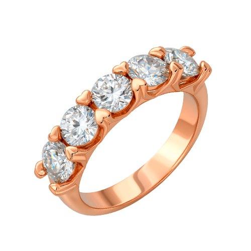 Кольцо декоративное 7 Карат, красное золото 585 проба, вставка бриллиант (7 Карат, Беларусь) — от 6278.73 руб. в сети магазинов DIAMANTE забронировать в магазине Кольцо декоративное 7 Карат, красное золото 585 проба, вставка бриллиант