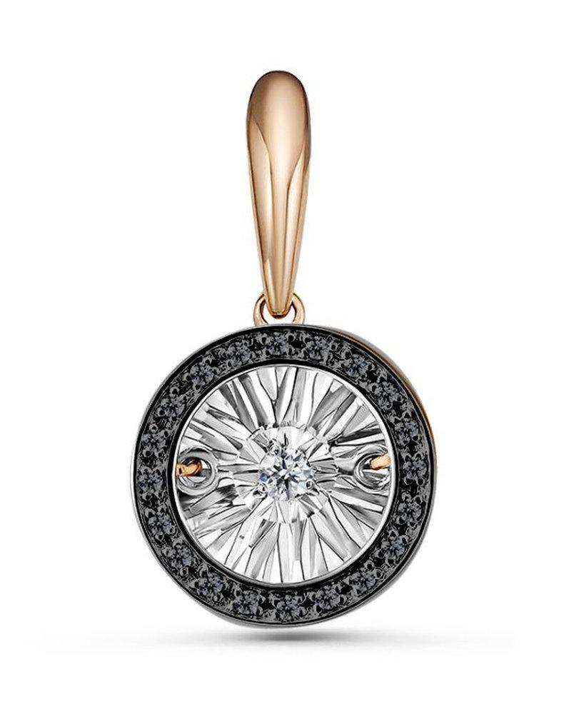 Подвеска декоративная, красное золото 585 проба, вставка бриллиант (Россия) — от 2336.17 руб. в сети магазинов DIAMANTE забронировать в магазине Подвеска декоративная, красное золото 585 проба, вставка бриллиант