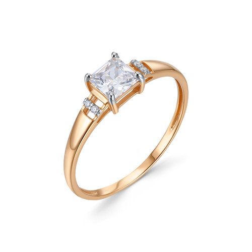 Кольцо помолвочное BUBLIK JEWELRY, красное золото 585 проба, вставка фианит (BUBLIK JEWELRY, Россия) — от 917.70 руб. в сети магазинов DIAMANTE забронировать в магазине Кольцо помолвочное BUBLIK JEWELRY, красное золото 585 проба, вставка фианит (BUBLIK JEWELRY, Россия)
